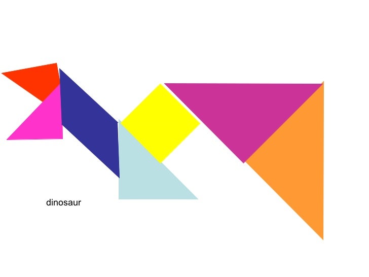 Dinosaur Tangram Printables