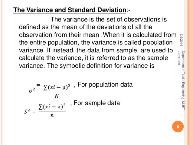 definition of sample variance Quiz & worksheet sample variance | study. Com.