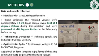 Serological prevalence of human trichinellosis and cysticercosis in Hoa Binh Province of northwest Vietnam