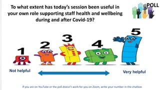 #Caring4NHSPeople - virtual wellbeing session 8 July 2020