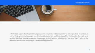 Tech Stack for your SaaS Product | PDF