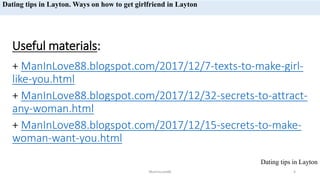 13 tips to get girlfriend in layton