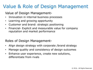 Basics of Product and Process Design Management | PDF