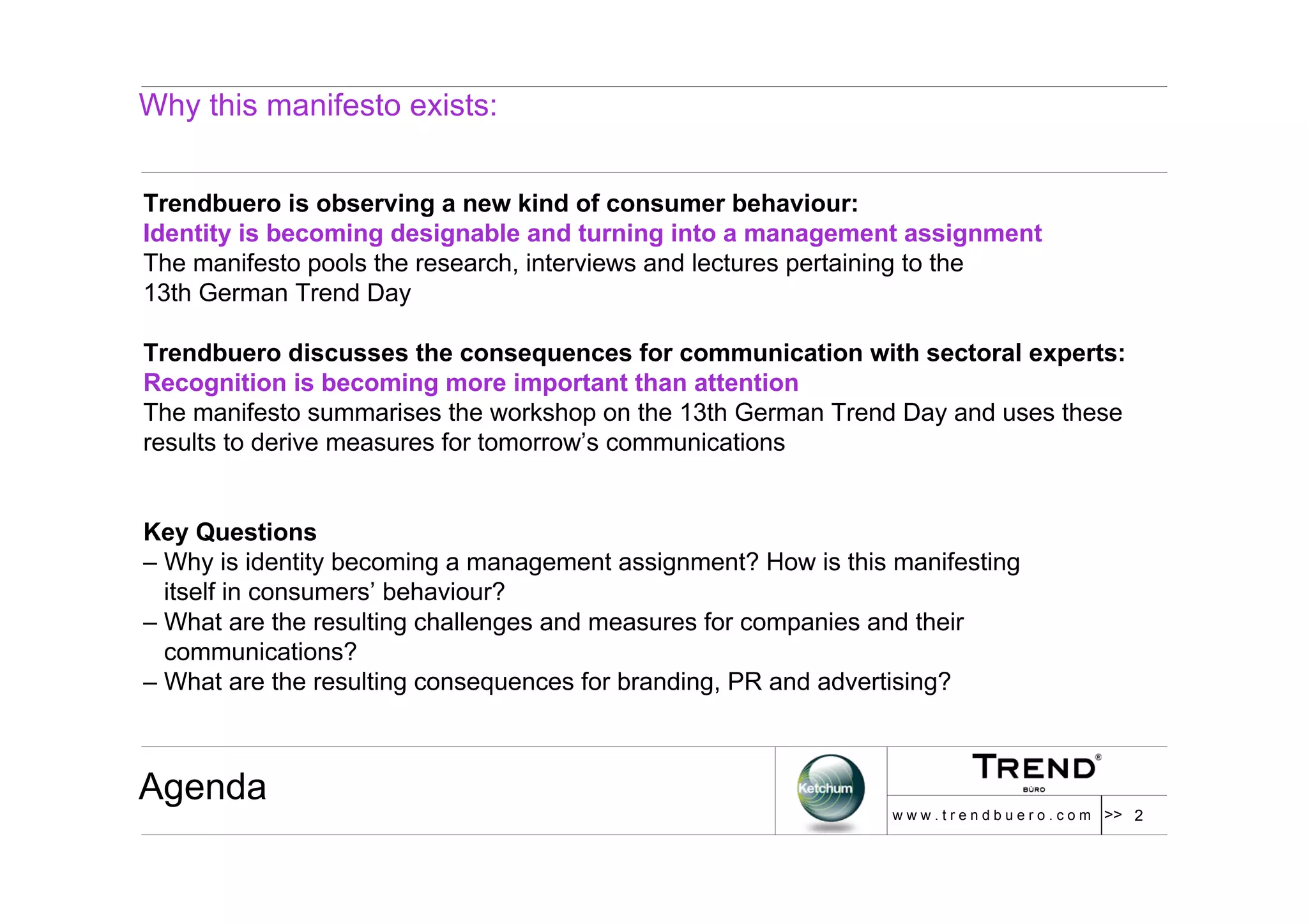 Identity Management Manifesto