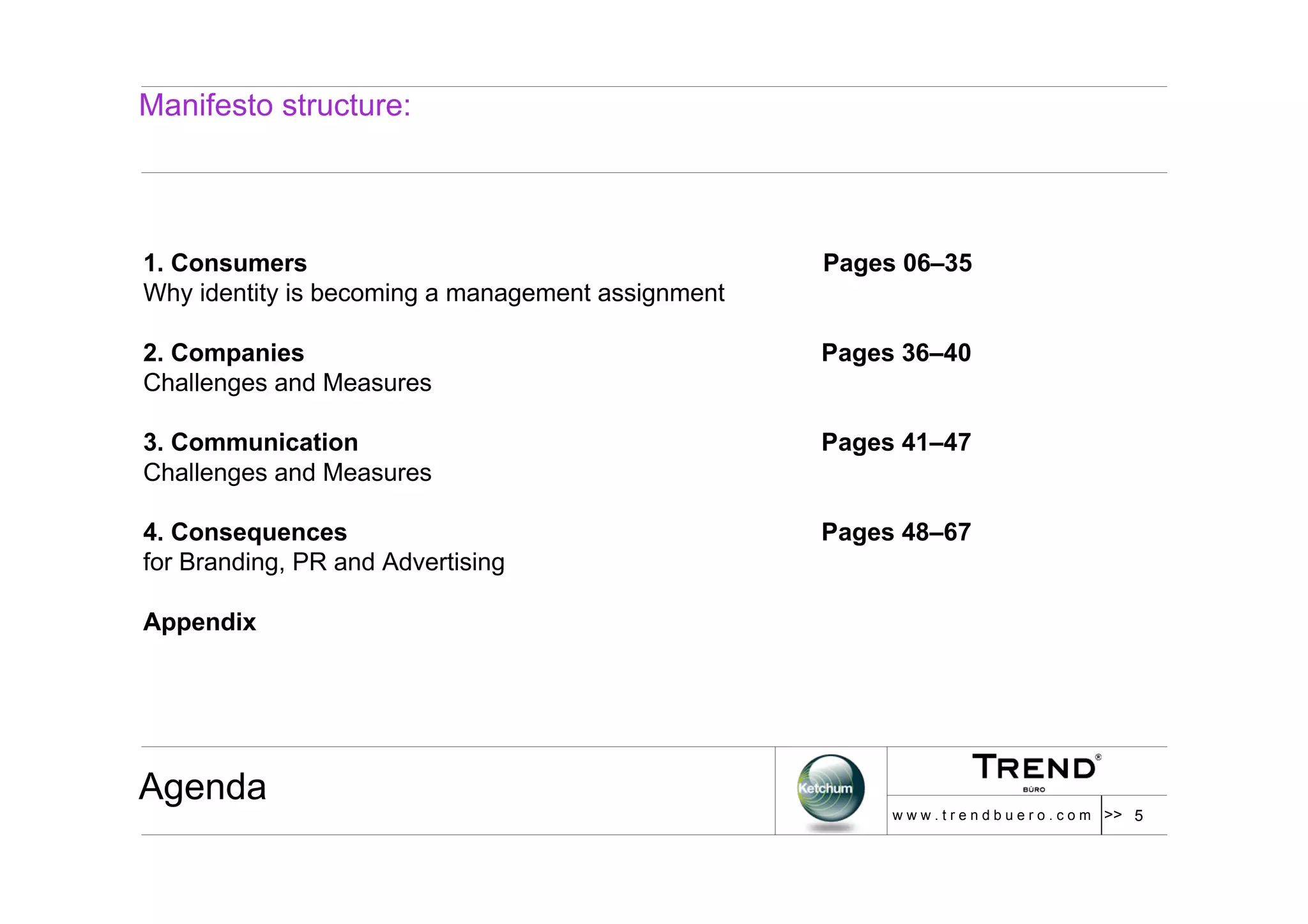 Identity Management Manifesto