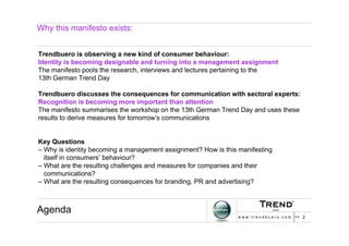 Identity Management Manifesto