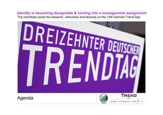 Identity Management Manifesto