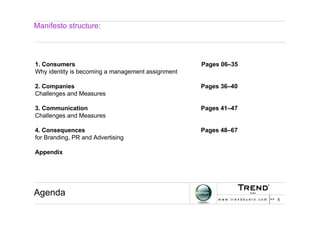 Identity Management Manifesto
