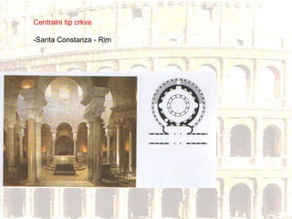 Centralni tip crkve -Santa Constanza - Rim 