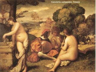 Concierto campestre. Tiziano
 