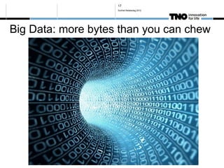 17
                    Surfnet Relatiedag 2012




Big Data: more bytes than you can chew
 