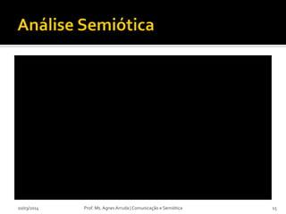 Prof. Ms. Agnes Arruda | Comunicação e Semiótica10/03/2014 15
 