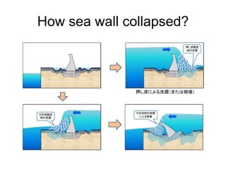 How sea wall collapsed?
 