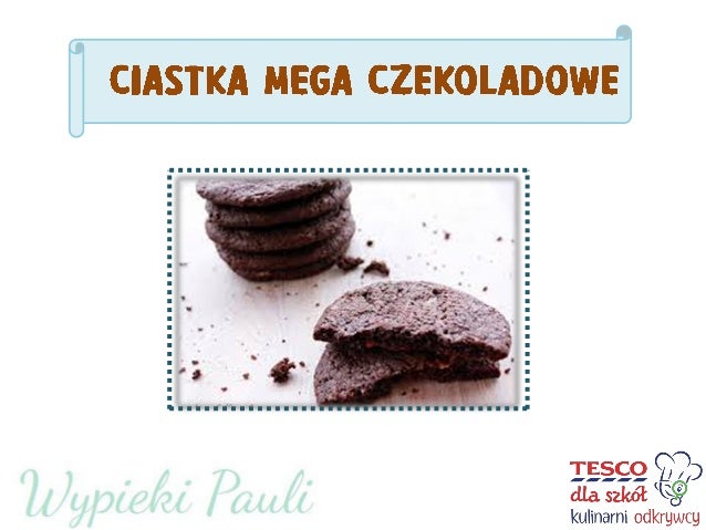 Przepis Pauli na ciasteczka czekoladowe