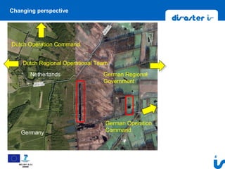4
SEC-2011.5.3-2
285069
Changing perspective
Germany
Netherlands
Dutch Operation Command
German Operation
Command
Dutch Regional Operational Team
German Regional
Government
 
