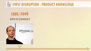 FIRST DISRUPTION : PRODUCT KNOWLEDGE 
1995-2006 
BIRTH OF ECOMMERCE 
 
