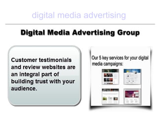 digital media advertising
 