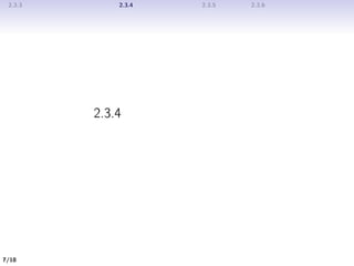 2.3.3 ガウス変数に対するベイズの定理 2.3.4 ガウス分布の最尤推定 2.3.5 逐次推定 2.3.6 ガウス分布に対するベイズ推論
2.3.4 ガウス分布の最尤推定
7/19
 