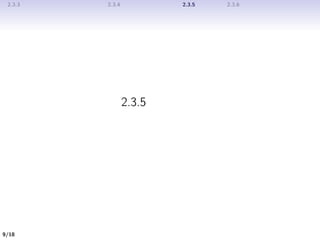 2.3.3 ガウス変数に対するベイズの定理 2.3.4 ガウス分布の最尤推定 2.3.5 逐次推定 2.3.6 ガウス分布に対するベイズ推論
2.3.5 逐次推定
9/19
 