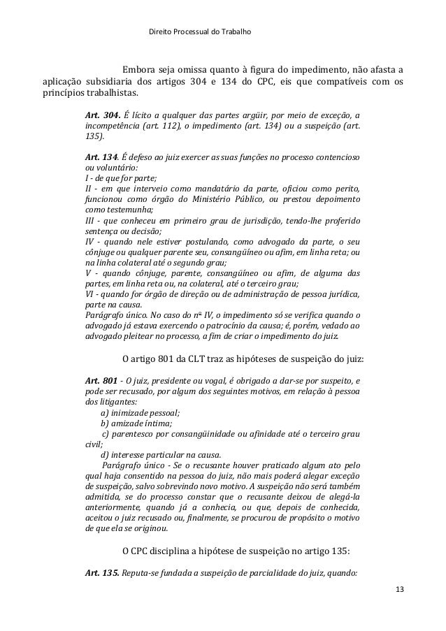 Artigo 847 clt