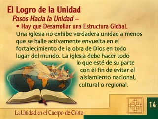 14/28 - .La Unidad en el Cuerpo de Cristo – 28 Enseñanzas Biblicas De ...