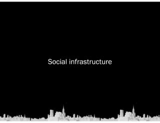 Social infrastructure 
 