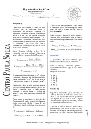 Blog Matemática Nua & Crua
Prof. Luiz Francisco
Tecnólogo em Eletrotécnica
"Feliz aquele que transf ere o que sabe e apren...