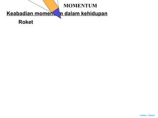 Author : Khairi
Keabadian momentum dalam kehidupan
MOMENTUM
Roket
 