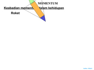 Author : Khairi
Keabadian momentum dalam kehidupan
MOMENTUM
Roket
 