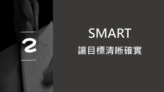 經理人講堂 目標設定 14項規劃工具