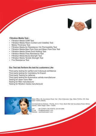 Hepa Filter Test Lab | PDF