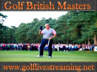 watch British Masters live stream
