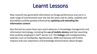 Information and communications technologies for agricultural research and development