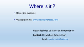 Information and communications technologies for agricultural research and development