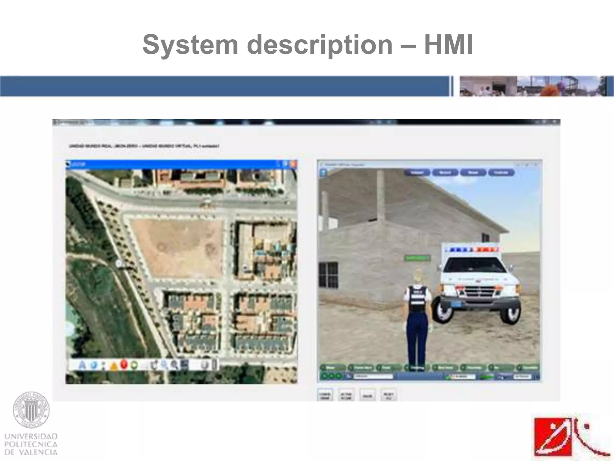System description – HMI
 