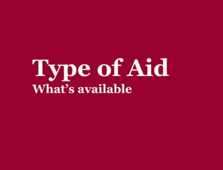 Y O U R G A T E W A Y T O S U C C E S S w w w . c o l l e g e p l a n n i n g c e n t e r. o r g
Schools are not always
able to offer as much
financial aid as you
may be eligible for,
which creates a GAP
 