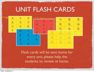 TEACHER-DEVELOPED 
WORKSHEETS 
Song Sheet 
Little Booklet 
Activities Sheet 
Writing Sheet 
Friday, 12 September, 14 
 