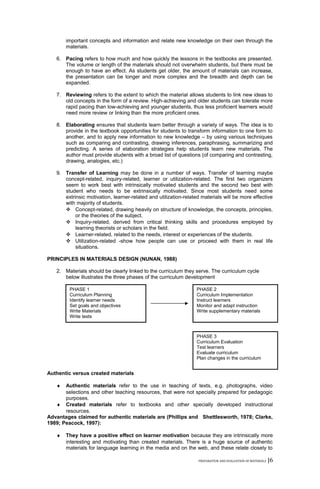Preparation and Evaluation of Instructional Materials (14 of 16) | DOC