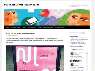 Forbrukerøkonomen
@afarbrot
 
