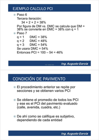 Pci Value Calculation Example 14.00 determinacion del pci | PDF