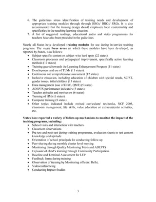 14. teacher training under the sarva shiksha abhiyan | PDF
