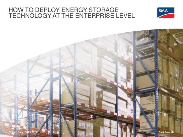How to Deploy Energy Storage Technology at the Enterprise Level – Cas…