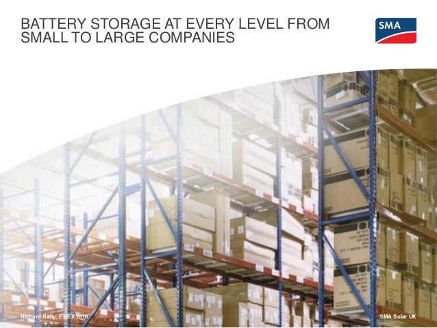 Battery Storage Can Work in Every Level from Large to Small Companies…