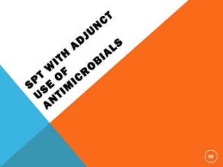 SPT
W
ITH
ADJUN
CT
USE
O
F
AN
TIM
ICR
O
BIALS
99
 