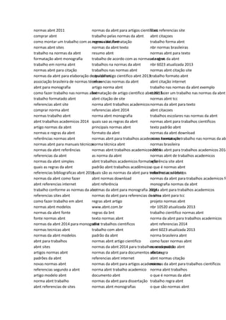 normas abnt 2011
comprar abnt
como montar um trabalho com as normas da abnt
normas abnt sites
trabalho na normas da abnt
formatação abnt monografia
trabalho em norma abnt
normas abnt para citação
normas da abnt para elaboração de trabalhos
associação brasileira de normas técnicas
abnt para monografia
como fazer trabalho nas normas abnt
trabalho formatado abnt
referencias abnt site
comprar norma abnt
normas trabalho abnt
abnt trabalhos academicos 2014
artigo normas da abnt
normas e regras da abnt
referências normas abnt
normas abnt para manuais técnicos
normas da abnt referências
referencias da abnt
normas da abnt simples
quais as regras da abnt
referencias bibliograficas abnt 2013
normas da abnt como fazer
abnt referencias internet
trabalho conforme as normas da abnt
referencias sites abnt
como fazer trabalho em abnt
normas abnt modelos
normas da abnt fonte
fonte normas abnt
normas da abnt 2014 para monografia
normas tecnicas abnt
normas da abnt modelos
abnt para trabalhos
abnt sites
artigos normas abnt
padrões da abnt
novas normas abnt
referencias segundo a abnt
artigo modelo abnt
norma abnt trabalho
abnt referencias de sites
normas da abnt para artigos científicos
trabalho pelas normas da abnt
regras abnt formatação
normas da abnt texto
resumo abnt
trabalho de acordo com as normas da abnt
trabalhos na normas da abnt
trabalhos nas normas abnt
capa de artigo cientifico abnt 2013
referencias normas da abnt
artigo norma abnt
formatação de artigo cientifico abnt 2013
abnt citação de site
norma abnt trabalhos academicos
referencias abnt 2014
norma abnt monografia
quais sao as regras da abnt
principais normas abnt
formato da abnt
normas abnt para trabalhos academicos formatação
norma técnica abnt
normas abnt trabalhos academicos 2014
as norma da abnt
abnt trabalhos academicos formatação
padrão abnt trabalhos acadêmicos
quais são as normas da abnt para trabalhos acadêmicos
abnt normas download
abnt referência
normas da abnt para monografia 2014
normas da abnt para referencias de sites
regras abnt artigo
www.abnt.com.br
regras da bnt
texto normas abnt
abnt trabalhos cientificos
trabalho com abnt
padrão da abnt
normas abnt artigo cientifico
normas da abnt 2014 para trabalhos academicos
normas da abnt para documentos oficiais
referencias abnt internet
normas da abnt para artigos academicos
norma abnt trabalho academico
documento abnt
normas da abnt para dissertação
normas abnt monografias
abnt referencias site
abnt citaçoes
trabalho forma abnt
nbr normas brasileiras
normas abnt para texto
as regras da abnt
nbr 6023 atualizada 2013
normas abnt citação site
trabalho formato abnt
abnt citação internet
trabalho nas normas da abnt exemplo
como fazer um trabalho nas normas da abnt
normas abnt tcc
normas da abnt para texto
abnt citacoes
trabalhos escolares nas normas da abnt
normas abnt para trabalhos cientificos
texto padrão abnt
normas da abnt download
como montar um trabalho nas normas da abn
normas brasileira
normas abnt para trabalhos academicos 2014
normas abnt de trabalhos academicos
referência site abnt
o que é normas abnt
referencias na abnt
normas da abnt para trabalhos academicos fo
monografia normas da abnt
regra abnt para trabalhos academicos
norma abnt para tcc
projeto normas abnt
nbr 10520 atualizada 2013
trabalho cientifico normas abnt
norma da abnt para trabalhos academicos
abnt referencias 2014
abnt 6023 atualizada 2013
norma brasileira abnt
como fazer normas abnt
normas padrão abnt
abnt regra
abnt normas citação
normas da abnt para trabalhos científicos
norma abnt trabalhos
o que é normas da abnt
trabalho regra abnt
o que são normas abnt
 