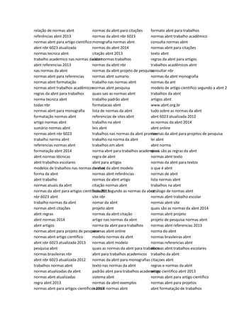 relação de normas abnt
referências abnt 2013
normas abnt para artigo cientifico
abnt nbr 6023 atualizada
normas tecnica abnt
trabalho academico nas normas da abnt
abnt referencias 2013
nas normas da abnt
normas abnt para referencias
normas abnt formatação
normas abnt trabalhos acadêmicos
regras da abnt para trabalhos
norma tecnica abnt
todas nbr
normas abnt para monografia
formatação normas abnt
artigo normas abnt
sumário normas abnt
normas abnt nbr 6023
trabalho norma abnt
referencias normas abnt
formatação abnt 2014
abnt normas técnicas
abnt trabalhos escolares
modelos de trabalhos nas normas da abnt
forma da abnt
abnt trabalho
normas atuais da abnt
normas da abnt para artigos científicos 2013
nbr 6023 abnt
trabalho normas da abnt
normas abnt citações
abnt regras
abnt normas 2014
abnt artigos
normas abnt para projeto de pesquisa
normas abnt artigo científico
abnt nbr 6023 atualizada 2013
pesquisa abnt
normas brasileiras nbr
abnt nbr 6023 atualizada 2012
trabalhos normas abnt
normas atualizadas da abnt
normas abnt atualizadas
regra abnt 2013
normas abnt para artigos científicos 2013
normas da abnt para citações
normas da abnt nbr 6023
monografia normas abnt
normas do abnt 2014
citação abnt 2013
abnt normas trabalhos
normas da abnt nbr
normas da abnt projeto de pesquisa
normas abnt sumario
trabalho nas normas abnt
normas abnt pesquisa
quais sao as normas abnt
trabalho padrão abnt
formatacao abnt
lista de normas da abnt
referencias de sites abnt
trabalho na abnt
leis abnt
trabalhos nas normas da abnt prontos
trabalho na norma da abnt
trabalhos em abnt
norma abnt para trabalhos academicos
regra de abnt
abnt para artigos
normas da abnt modelo
normas abnt referências
normas da abnt artigo
citação normas abnt
trabalho segundo as normas da abnt
site nbr
nomar da abnt
projeto abnt
normas da abnt citação
artigo nas normas da abnt
norma da abnt para trabalhos
normas abnt online
modelo normas da abnt
normas abnt modelo
quais as normas da abnt para trabalhos
abnt para trabalhos academicos
normas da abnt para monografias
texto nas normas da abnt
padrão abnt para trabalhos academicos
sistema abnt
normas da abnt exemplos
manual normas abnt
formato abnt para trabalhos
normas abnt trabalho acadêmico
consulta normas abnt
normas abnt para citações
texto abnt
regras da abnt para artigos
trabalhos acadêmicos abnt
consultar nbr
normas da abnt monografia
normas da ant
modelo de artigo cientifico segundo a abnt 20
trabalhos da abnt
artigos abnt
www.abnt.org.br
tudo sobre as normas da abnt
abnt 6023 atualizada 2012
as normas da abnt 2014
abnt online
normas da abnt para projetos de pesquisa
lei abnt
abnt norma
quais são as regras da abnt
normas abnt texto
normas da abnt para textos
o que é abnt
normas de abnt
lista normas abnt
trabalhos na abnt
catálogo de normas abnt
normas abnt trabalho escolar
normas abnt site
quais são as normas da abnt 2014
normas abnt projeto
projeto de pesquisa normas abnt
normas abnt referencias 2013
norma do abnt
normas brasileiras abnt
normas referencias abnt
normas abnt trabalhos escolares
trabalho da abnt
citaçoes abnt
regras e normas da abnt
artigo cientifico abnt 2013
normas abnt para artigo científico
normas abnt para projetos
abnt formatação de trabalhos
 