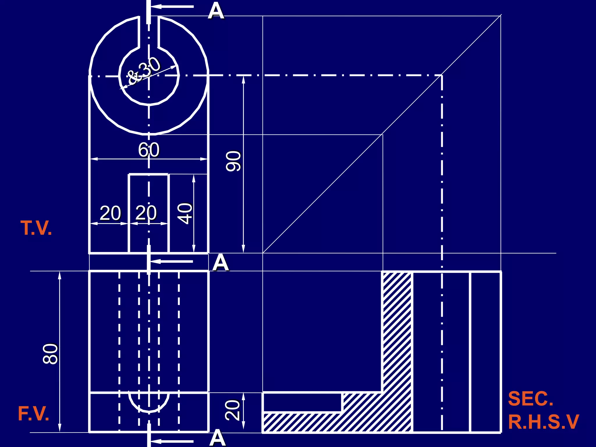 80
20
20 20
60
90
40
A
A
A
F.V.
T.V.
SEC.
R.H.S.V
 