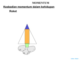 Author : Khairi
MOMENTUM
Roket
Keabadian momentum dalam kehidupan
 