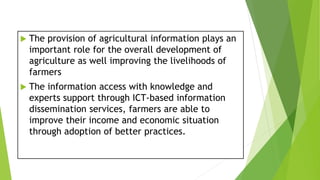 social media in agricultural extension | PPTX