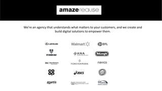 We’re an agency that understands what matters to your customers, and we create and
build digital solutions to empower them.
 